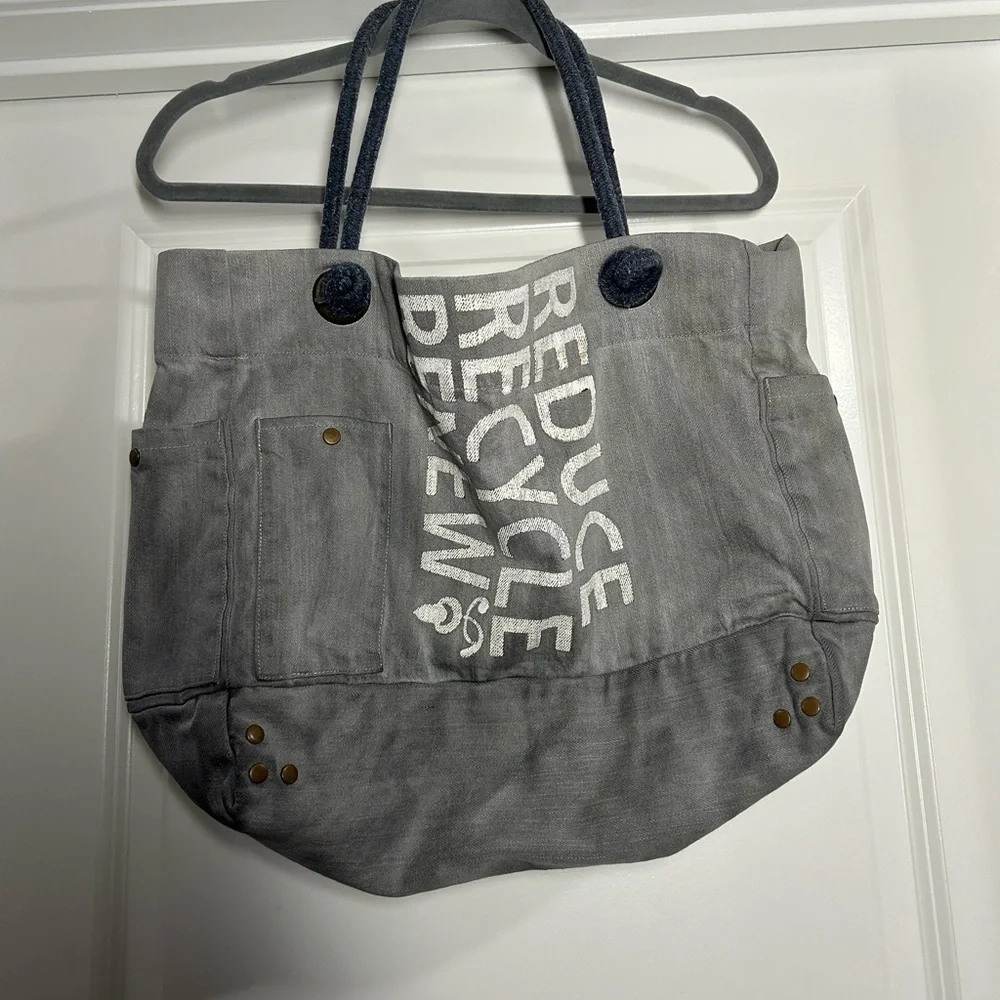 Beau Bag-Gray Eco-Friendly Tote‎ Bag